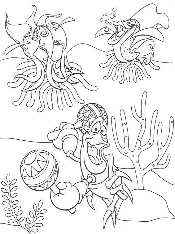 coloriage Le groupe de musiciens